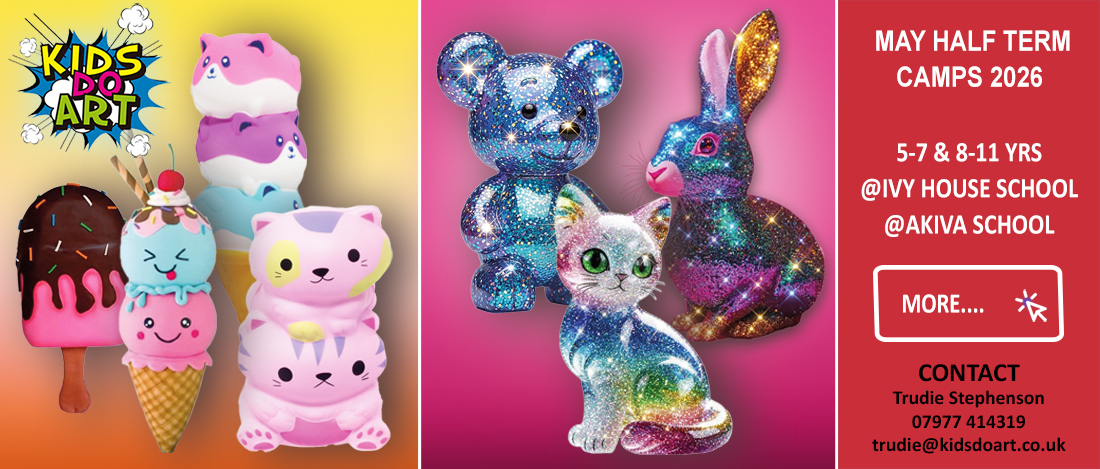 Kids Do Art are passionate about teaching children art. We offer a range of exciting 2D and 3D projects that have been developed to encourage creativity and to broaden visual language. This is a wonderful way for children to learn technique and to express their creativity under the supervision of professional artists. Skills will be developed in drawing, painting and model making.